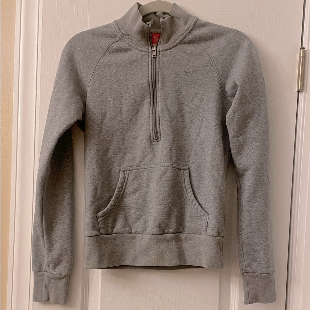 Nike Women’s Zip-Up Gray Sweater